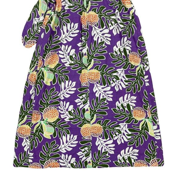 Patagonia Pataloha Dress Ulu Paradise Light Acai Size 2 Hawaiian Tropical Print - Picture 14 of 15